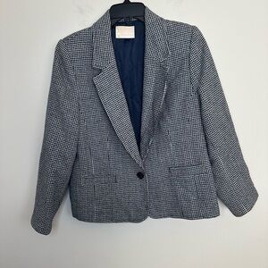 Classic Vintage Pendleton Houndstooth Blazer Size 14 (Runs Small)